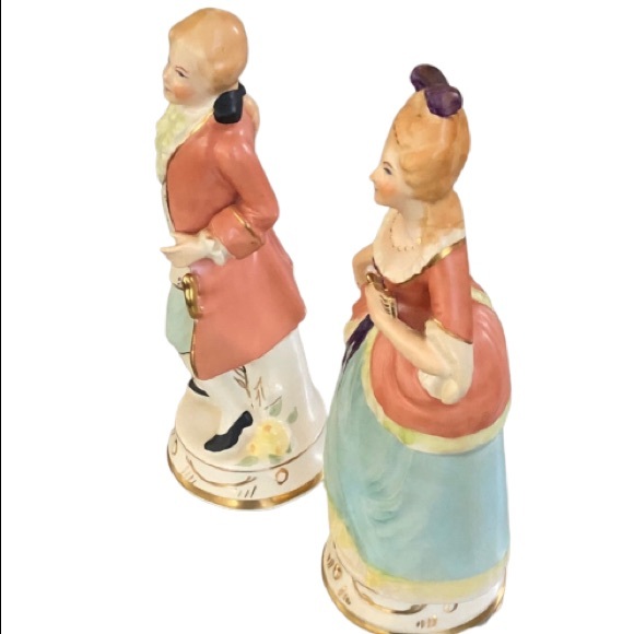 ⭐️Coventry USA⭐️Colonial Pair Fine Porcelain Lady 5012 B Man 5013 B Collectibles - Picture 10 of 13